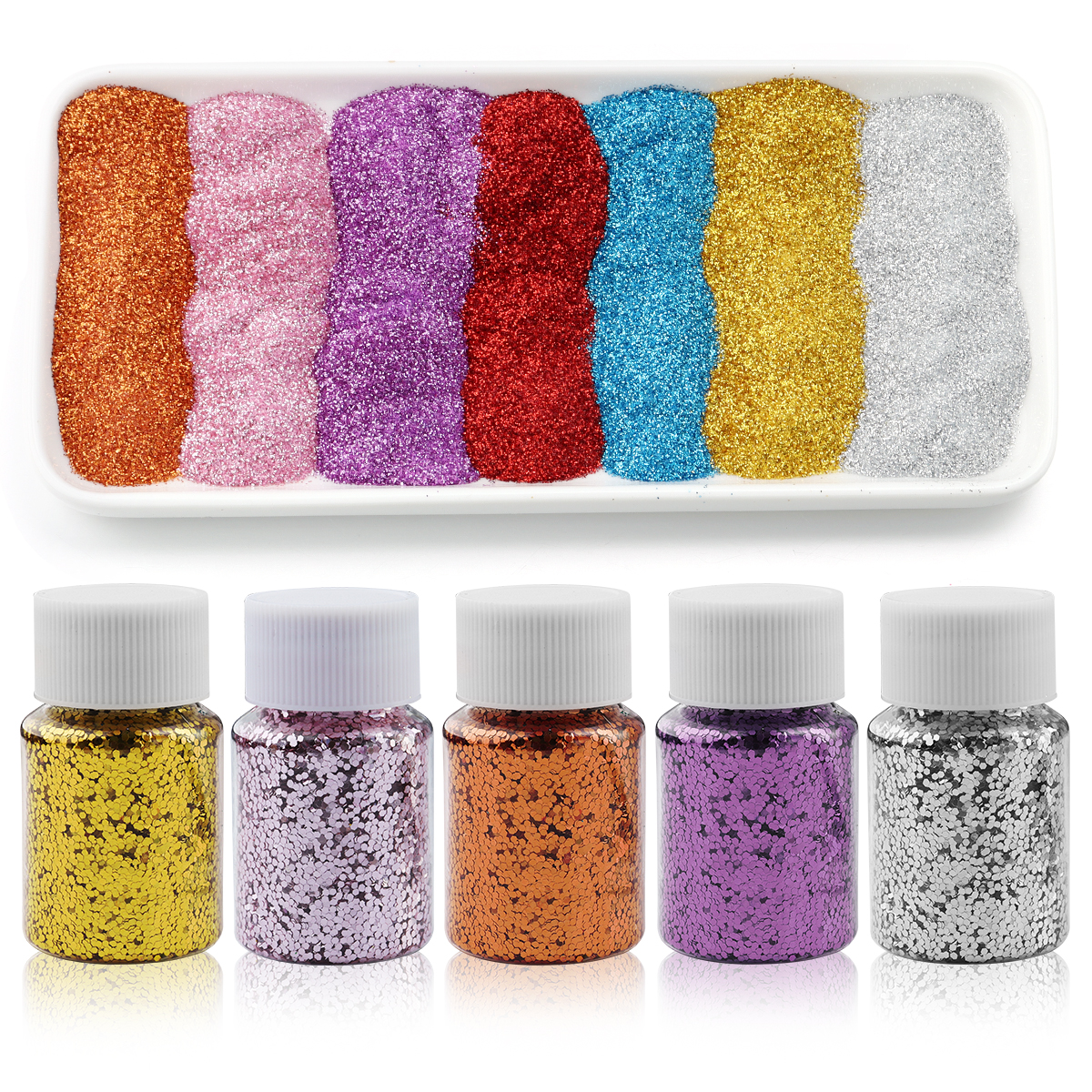 30g/Bottle Holographic Colorfu - Beauty Glazed Makeup ulasan dan harga