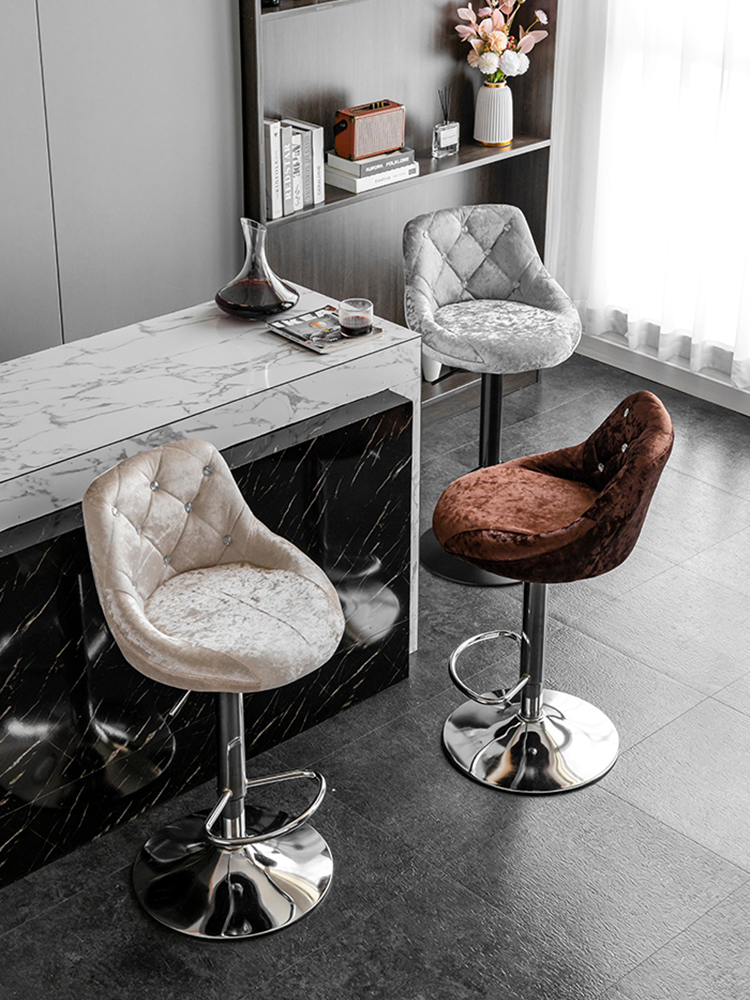 European Style Bar Chair, Velv - Beauty Makeup Chair ulasan dan harga
