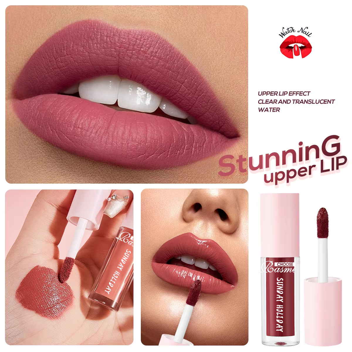 10 Pieces/Set Lip Gloss Velvet - Huda Beauty Makeup Set ulasan dan harga
