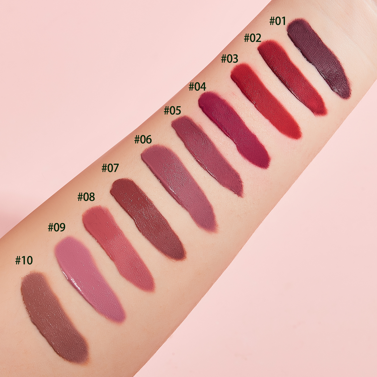 10 Pieces/Set Lip Gloss Velvet - Huda Beauty Makeup Set ulasan dan harga
