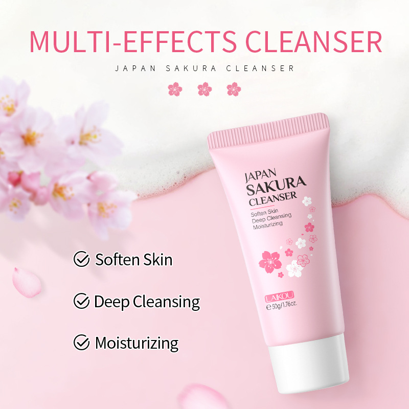 Sakura Facial Cleaner Korean F - Beauty Makeup Cream ulasan dan harga