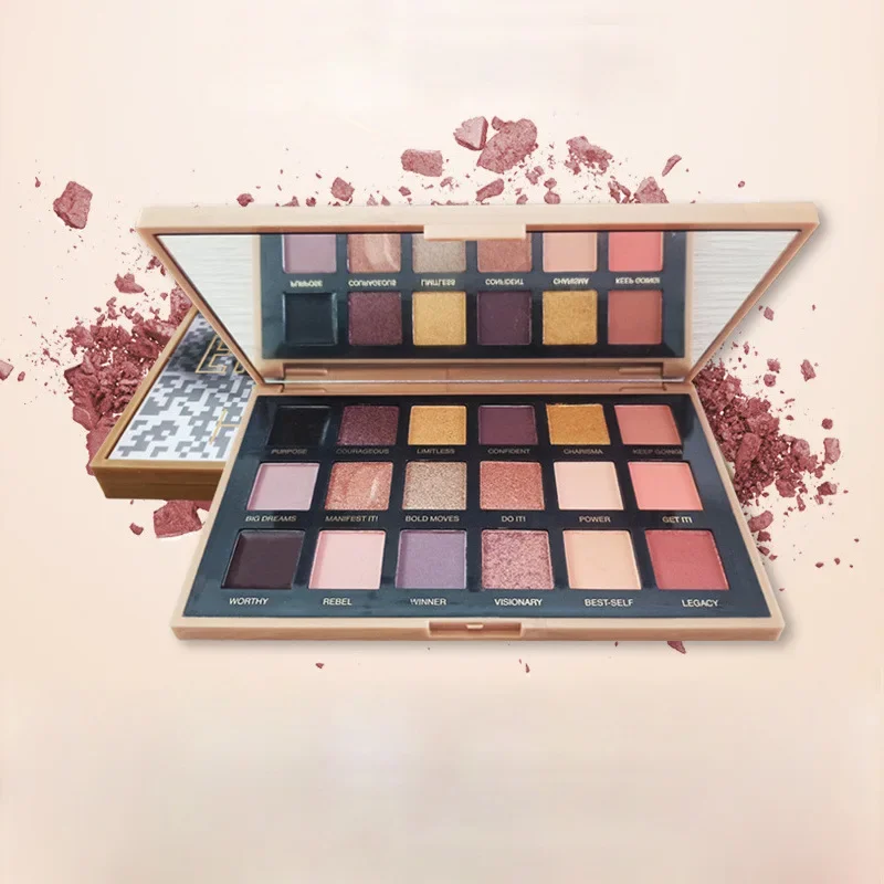 18 Color Eyeshadow Palette Mat - Huda Beauty Makeup Set ulasan dan harga
