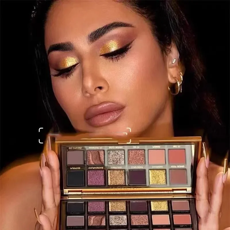 18 Color Eyeshadow Palette Mat - Huda Beauty Makeup Set ulasan dan harga