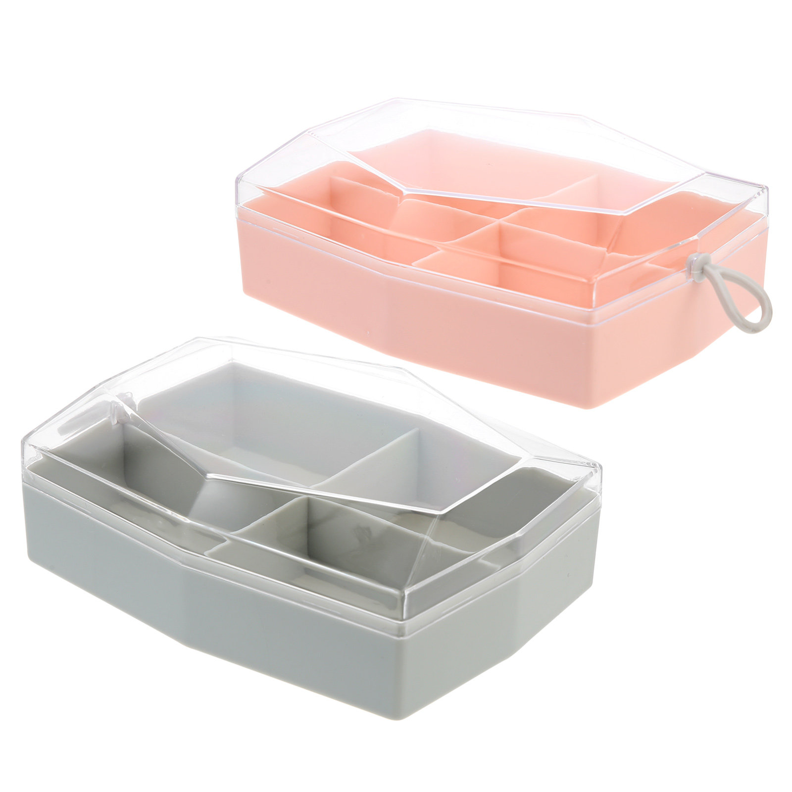 2Pcs Makeup Storage Case 4-Com - Makeup And Beauty ulasan dan harga