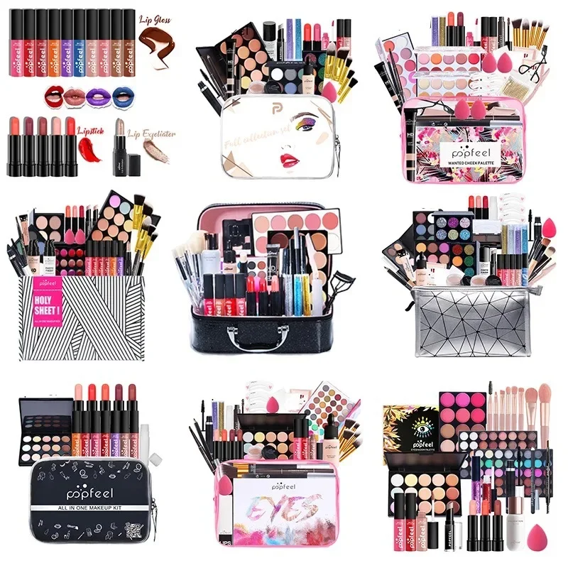 POPFEEL Makeup Full Kit Female - Huda Beauty Makeup Set ulasan dan harga