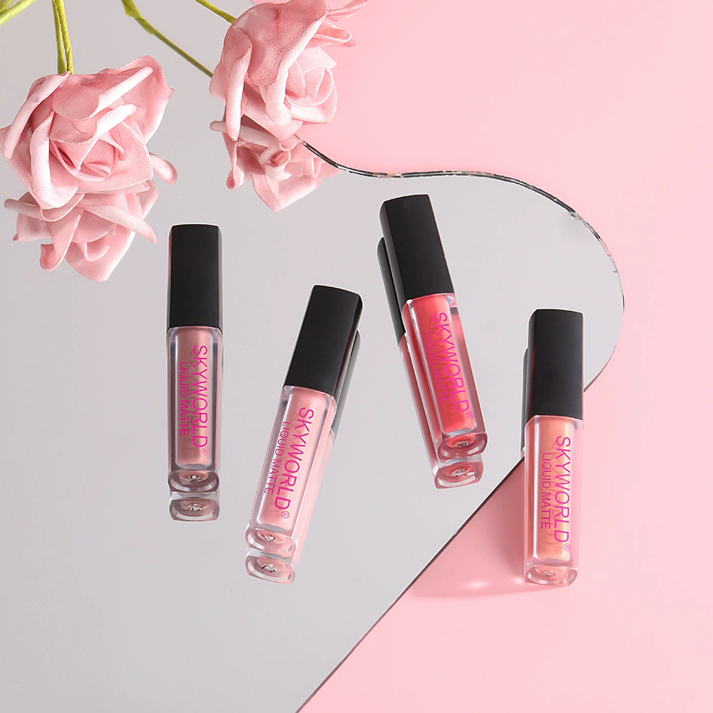 4pcs Lipstick Set Matte Lip Gl - Huda Beauty Makeup Set ulasan dan harga